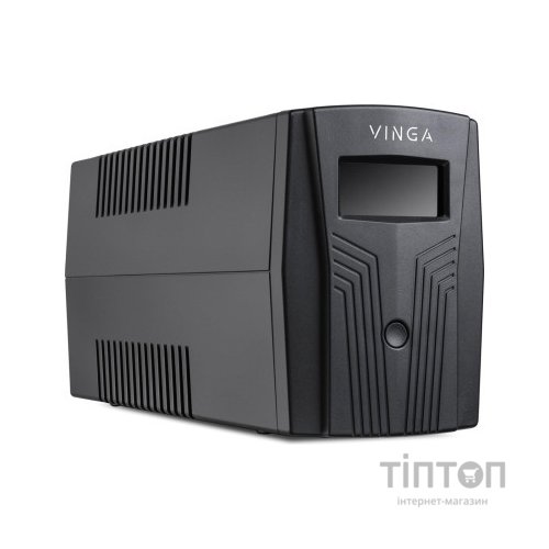 Пристрій безперебійного живлення Vinga LCD 1200VA plastic case with USB (VPC-1200PU)