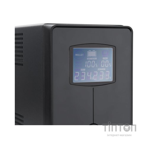 Пристрій безперебійного живлення Vinga LCD 1500VA metal case (VPC-1500M)