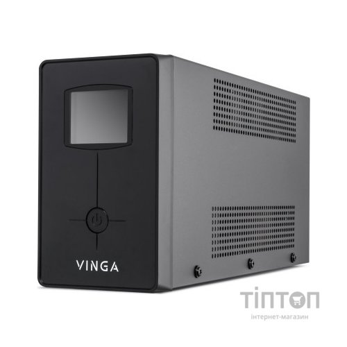 Пристрій безперебійного живлення Vinga LCD 2000VA metall case (VPC-2000M)
