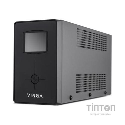 Пристрій безперебійного живлення Vinga LCD 800VA metal case (VPC-800M)