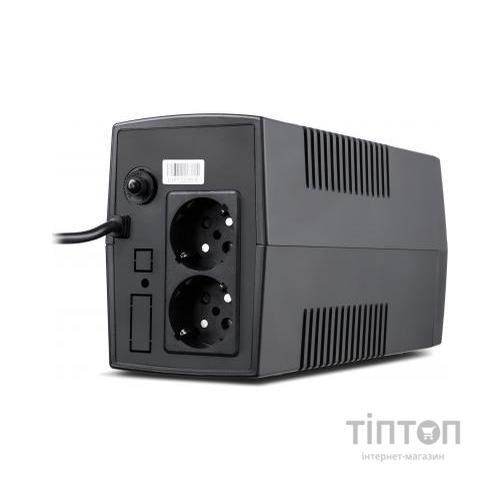 Пристрій безперебійного живлення Vinga LCD 800VA plastic case (VPC-800P)