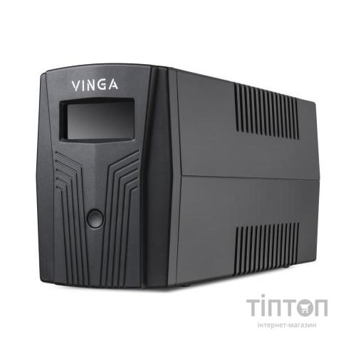 Пристрій безперебійного живлення Vinga LCD 800VA plastic case (VPC-800P)