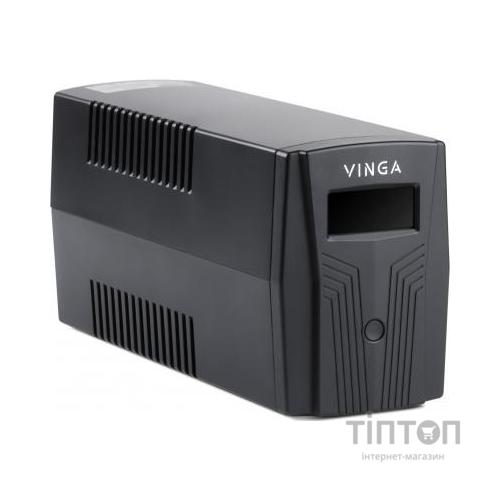 Пристрій безперебійного живлення Vinga LCD 800VA plastic case (VPC-800P)
