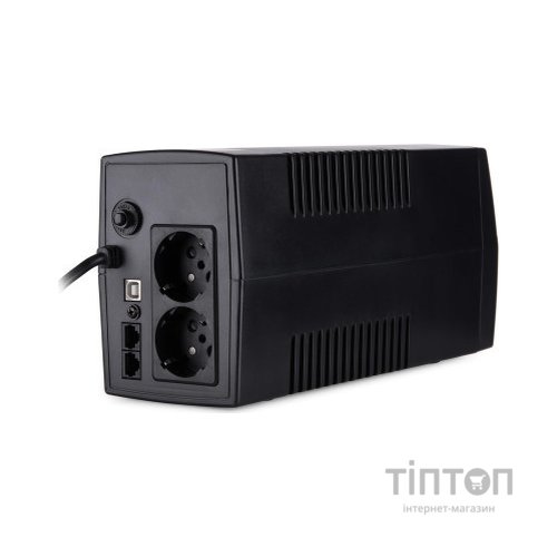 Пристрій безперебійного живлення Vinga LCD 800VA plastic case with USB (VPC-800PU)