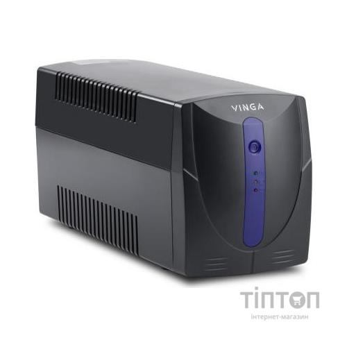 Пристрій безперебійного живлення Vinga LED 1200VA plastic case (VPE-1200P)