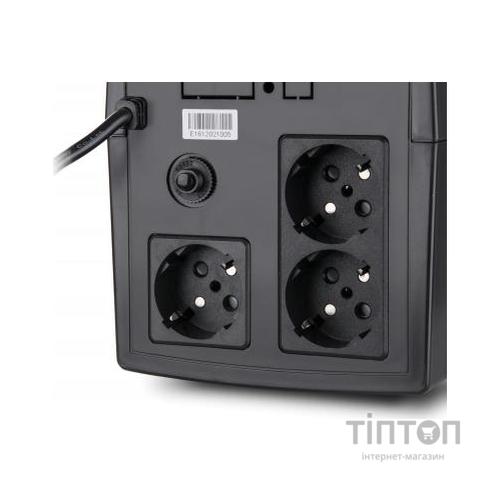 Пристрій безперебійного живлення Vinga LED 1200VA plastic case (VPE-1200P)