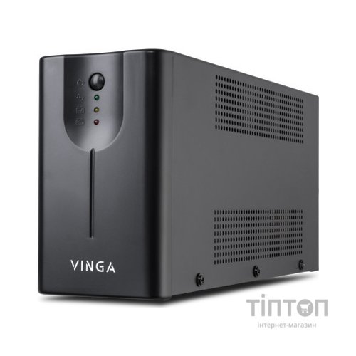 Пристрій безперебійного живлення Vinga LED 1500VA metal case (VPE-1500M)