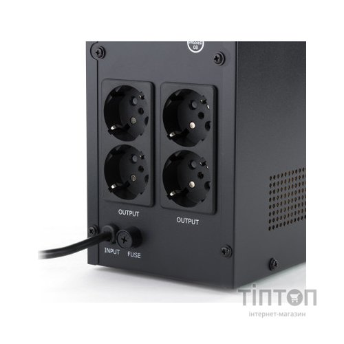 Пристрій безперебійного живлення Vinga LED 1500VA metal case (VPE-1500M)