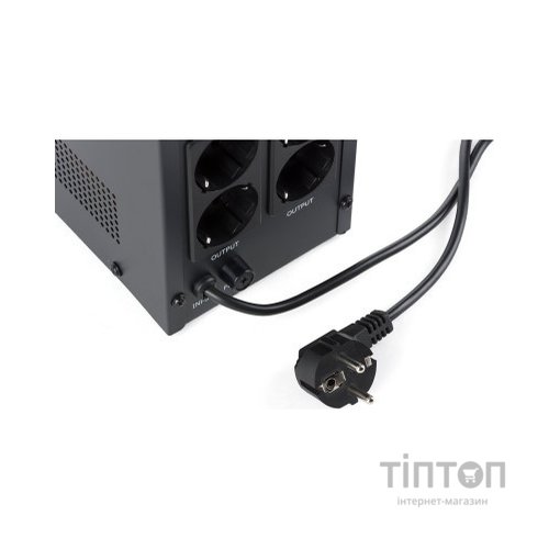 Пристрій безперебійного живлення Vinga LED 1500VA metal case (VPE-1500M)