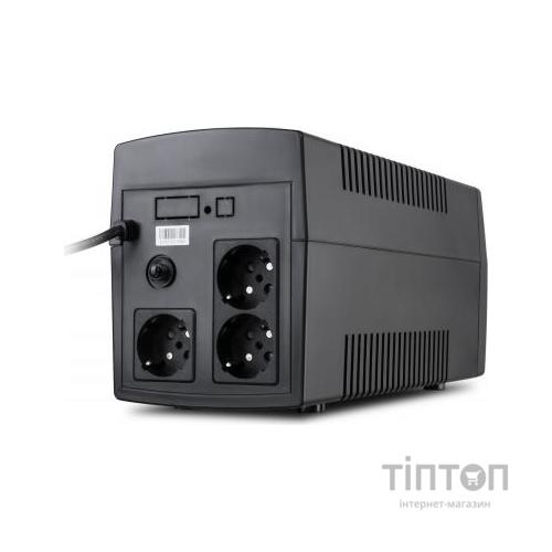 Пристрій безперебійного живлення Vinga LED 1500VA plastic case (VPE-1500P)