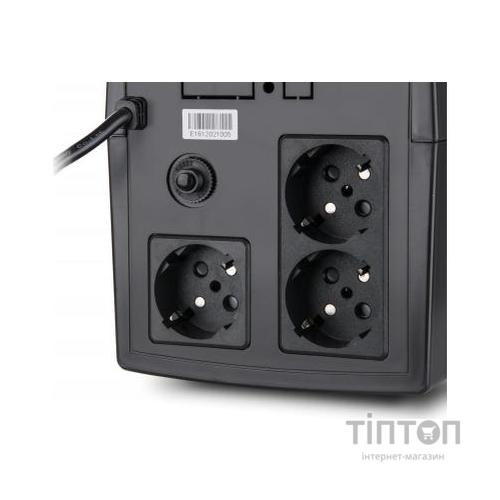 Пристрій безперебійного живлення Vinga LED 1500VA plastic case (VPE-1500P)