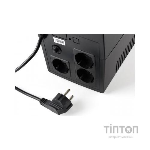 Пристрій безперебійного живлення Vinga LED 1500VA plastic case (VPE-1500P)