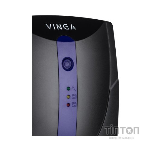 Пристрій безперебійного живлення Vinga LED 1500VA plastic case with USB (VPE-1500PU)