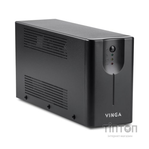 Пристрій безперебійного живлення Vinga LED 2000VA metall case (VPE-2000M)