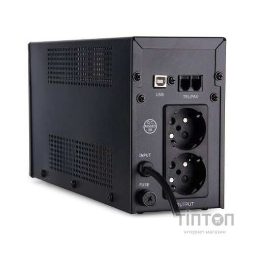 Пристрій безперебійного живлення Vinga LED 600VA metal case with USB (VPE-600MU)