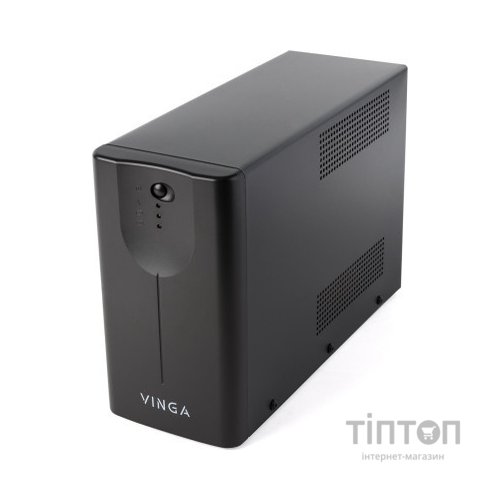 Пристрій безперебійного живлення Vinga LED 600VA metal case with USB (VPE-600MU)