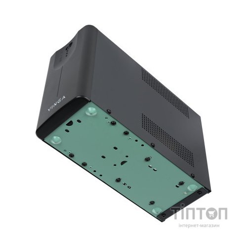 Пристрій безперебійного живлення Vinga LED 600VA metal case with USB (VPE-600MU)