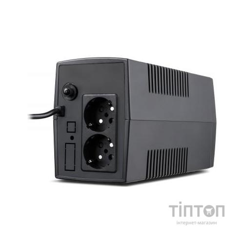 Пристрій безперебійного живлення Vinga LED 600VA plastic case (VPE-600P)