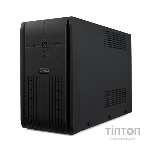 Пристрій безперебійного живлення Vinga LED 650VA metal case with USB (VPE-650PRMU)