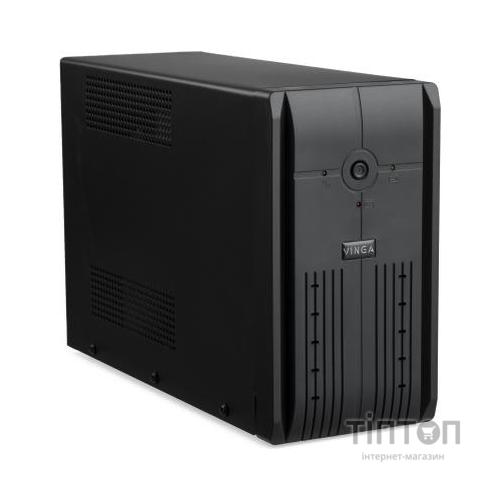 Пристрій безперебійного живлення Vinga LED 650VA metal case with USB (VPE-650PRMU)