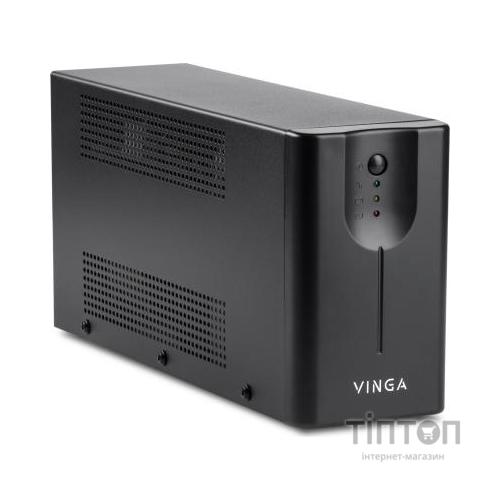 Пристрій безперебійного живлення Vinga LED 800VA metal case (VPE-800M)