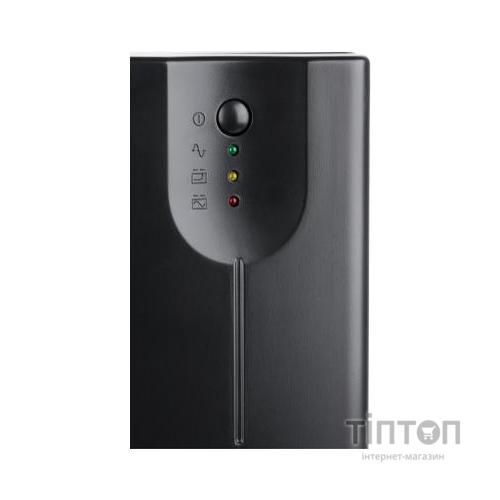 Пристрій безперебійного живлення Vinga LED 800VA metal case (VPE-800M)