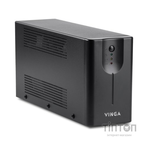 Пристрій безперебійного живлення Vinga LED 800VA metal case with USB (VPE-800MU)