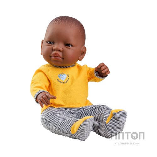 Пупс Paola Reina Немовля мулатка в яскраво-жовтому, 45см (05155)