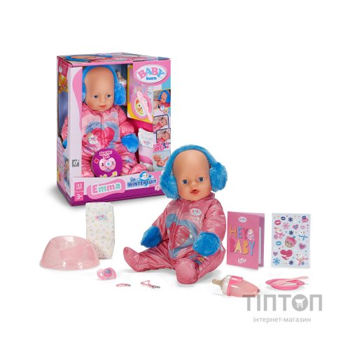 Пупс Zapf Baby Born Зимова красуня Емма з аксесуарами 43 см (838907)