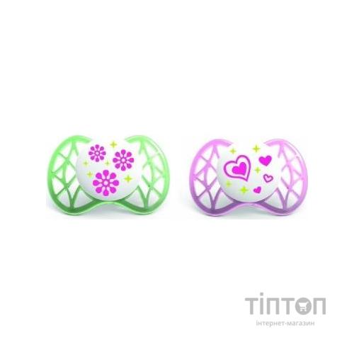 Пустушка Nuvita Air 0м+ 2шт. для девочки (NV7060Girl)