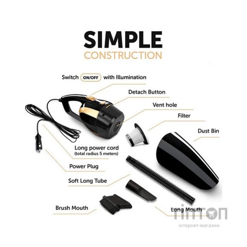 Пилосос Aspiring Dust 2 Battery and Cord, 6 kPa