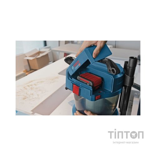 Пилосос будівельний Bosch GAS 18V-10 L (без АКБ та ЗП) (0.601.9C6.302)
