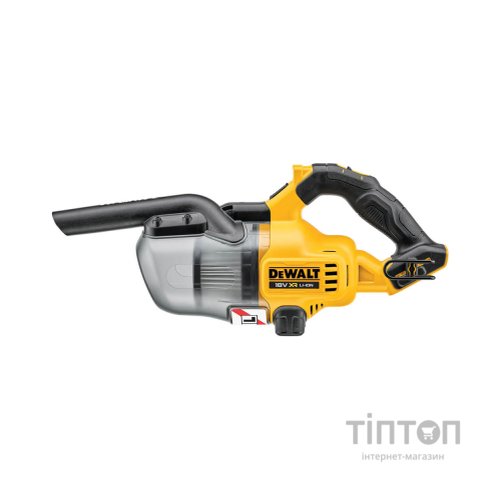 Пилосос будівельний DeWALT 18 B XR Li-lon, діаметр шланга 31,8 мм, 21,7 л/с, 1.5 кг (без АКБ та ЗУ) (DCV501LN)
