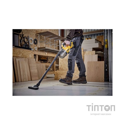 Пилосос будівельний DeWALT 18 B XR Li-lon, діаметр шланга 31,8 мм, 21,7 л/с, 1.5 кг (без АКБ та ЗУ) (DCV501LN)