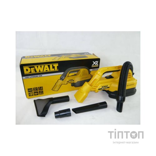 Пилосос будівельний DeWALT 18В XR Li-lon, 1.9 л, 1.8 кг (без АКБ та ЗУ) (DCV517N)