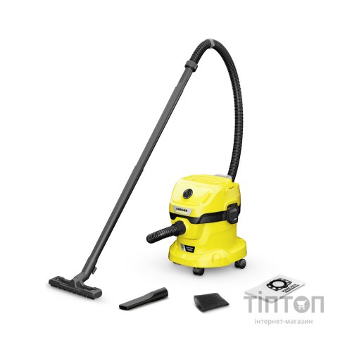 Пилосос будівельний Karcher акумуляторний WD 2-18, 18V, 12л (без АКБ та ЗП) (1.628-500.0)