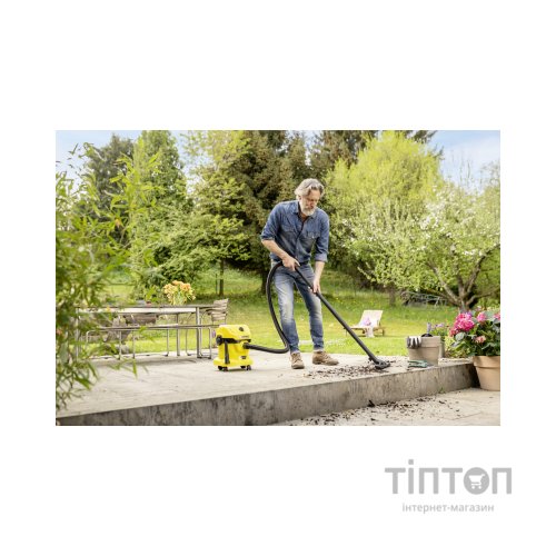 Пилосос будівельний Karcher акумуляторний WD 2-18, 18V, 12л (без АКБ та ЗП) (1.628-500.0)
