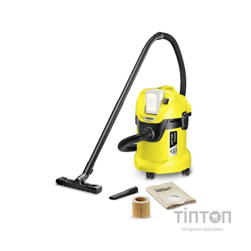 Пилосос будівельний Karcher WD 3 Battery (без АКБ та ЗП) (1.629-910.0)