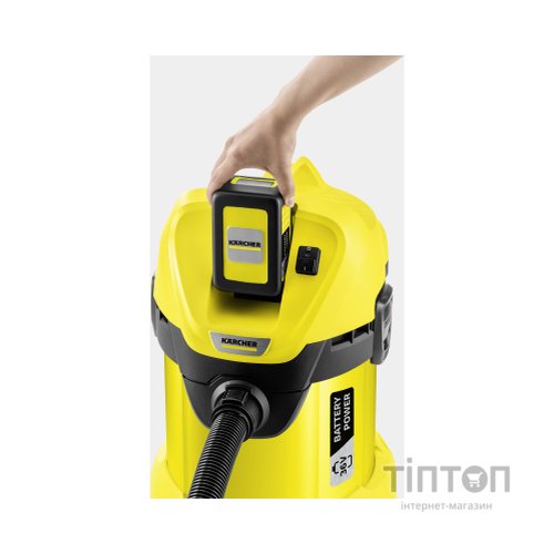 Пилосос будівельний Karcher WD 3 Battery (без АКБ та ЗП) (1.629-910.0)
