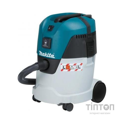 Пилосос будівельний Makita VC2512L, 1000Вт, 25л (VC2512L)