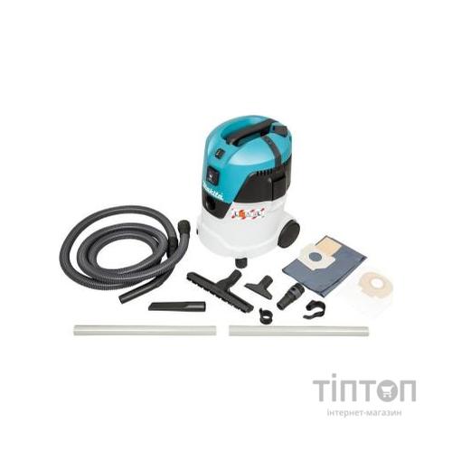 Пилосос будівельний Makita VC2512L, 1000Вт, 25л (VC2512L)