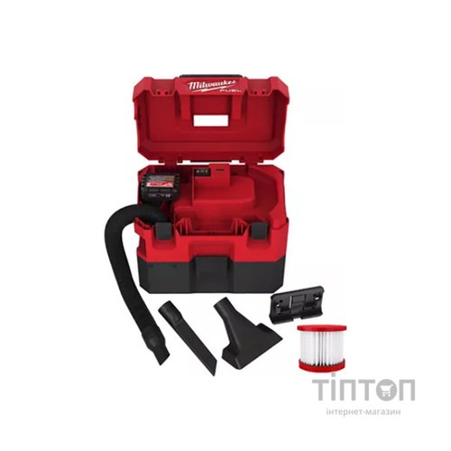 Пилосос будівельний Milwaukee M12 FVCL-0 (без АКБ та ЗП) (4933478186)