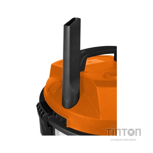 Пилосос будівельний Neo Tools 1400Вт, 18 кПа, 30л, HEPA, колеса, 5.92кг (04-738)