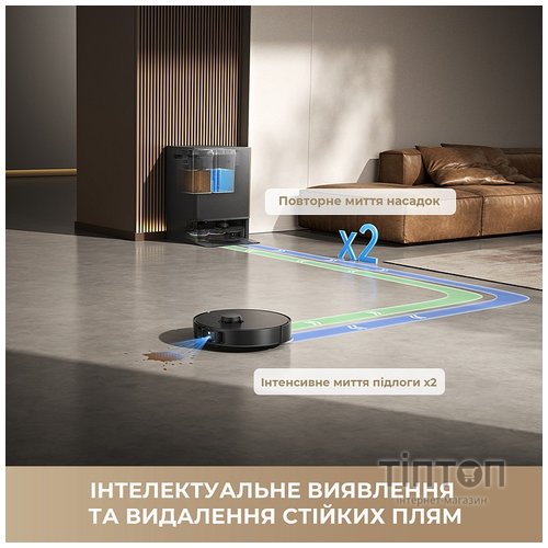 Пилосос Dreame Bot Matrix 10 Pro Black (RLM61HE-Bl)