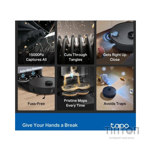Пилосос TP-Link Tapo RV50 Pro Omni