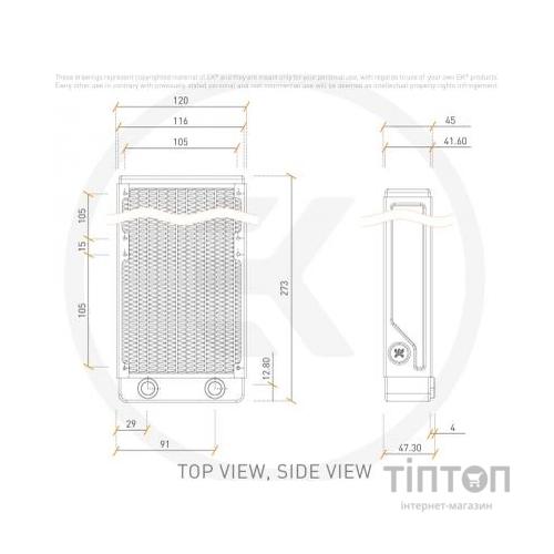 Радіатор охолодження Ekwb EK-CoolStream PE 240 (Classic) (3831109817360)