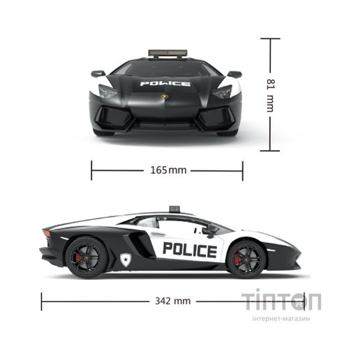 Радіокерована іграшка KS Drive Lamborghini Aventador Police 1:14, 2.4Ghz (114GLPCWB)