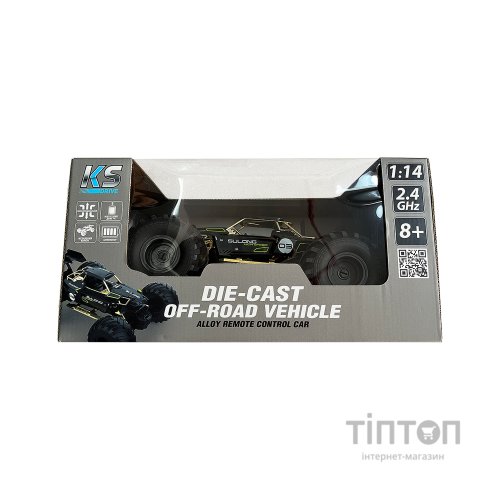 Радіокерована іграшка KS Drive Off-road – High Speed (чорний, метал. корпус, 1:14) (SL-8399ARH)