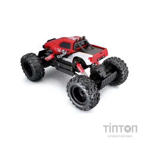 Радіокерована іграшка Maisto Rock Crawler 2.4 ГГц (аккум. 6.4v + 3хААА), червоний (82746 red)