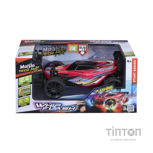 Радіокерована іграшка Maisto WhipFlash Червона (світиться корпус) (81791 red)